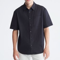 画像10: Easy S/S Solid Cotton Camp Shirt Relaxed Fit リラックス ソリッド コットン 半袖 シャツ (10)