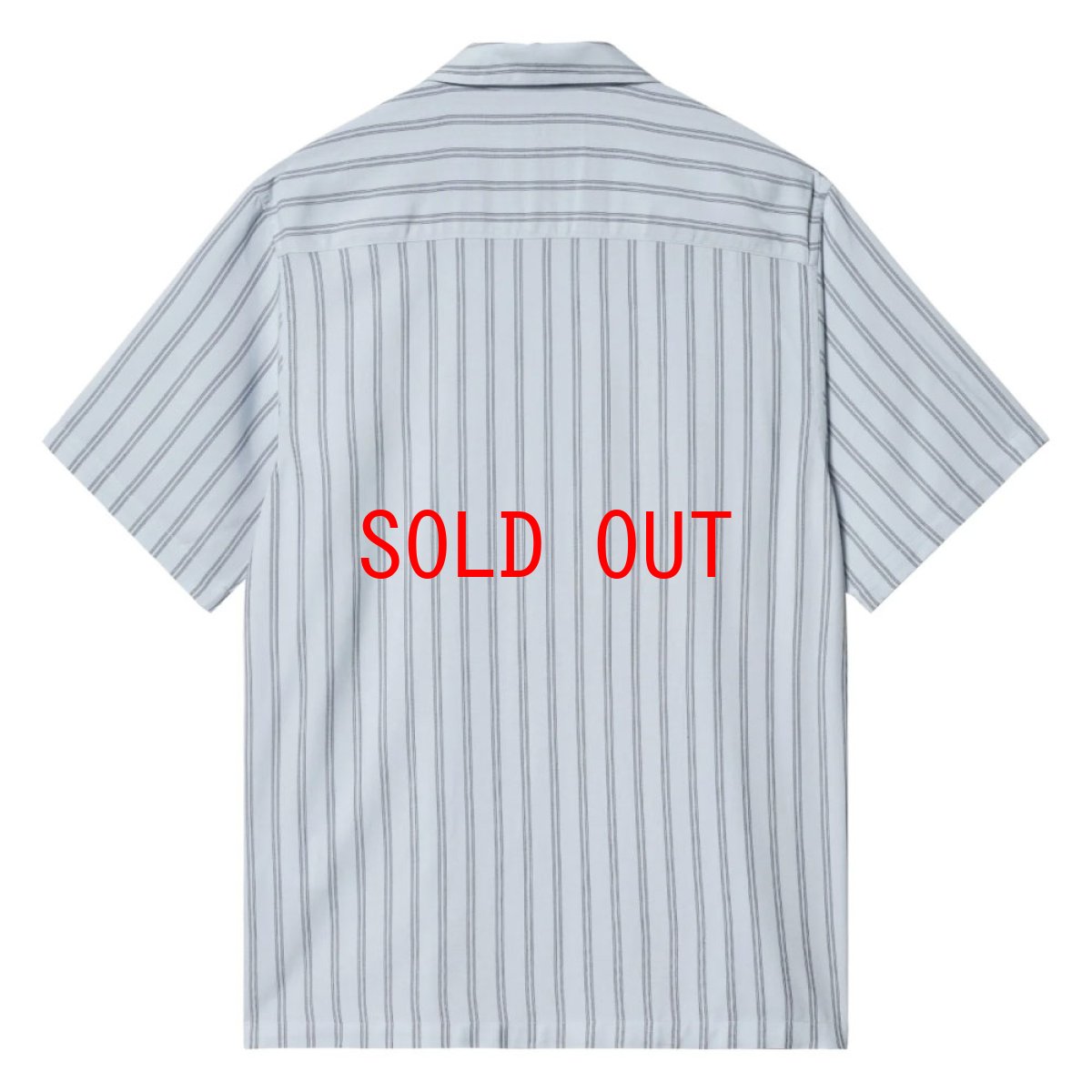 画像2: Reyes Shirt S/S Stripe Shirt ストライプ 半袖 開襟 シャツ (2)