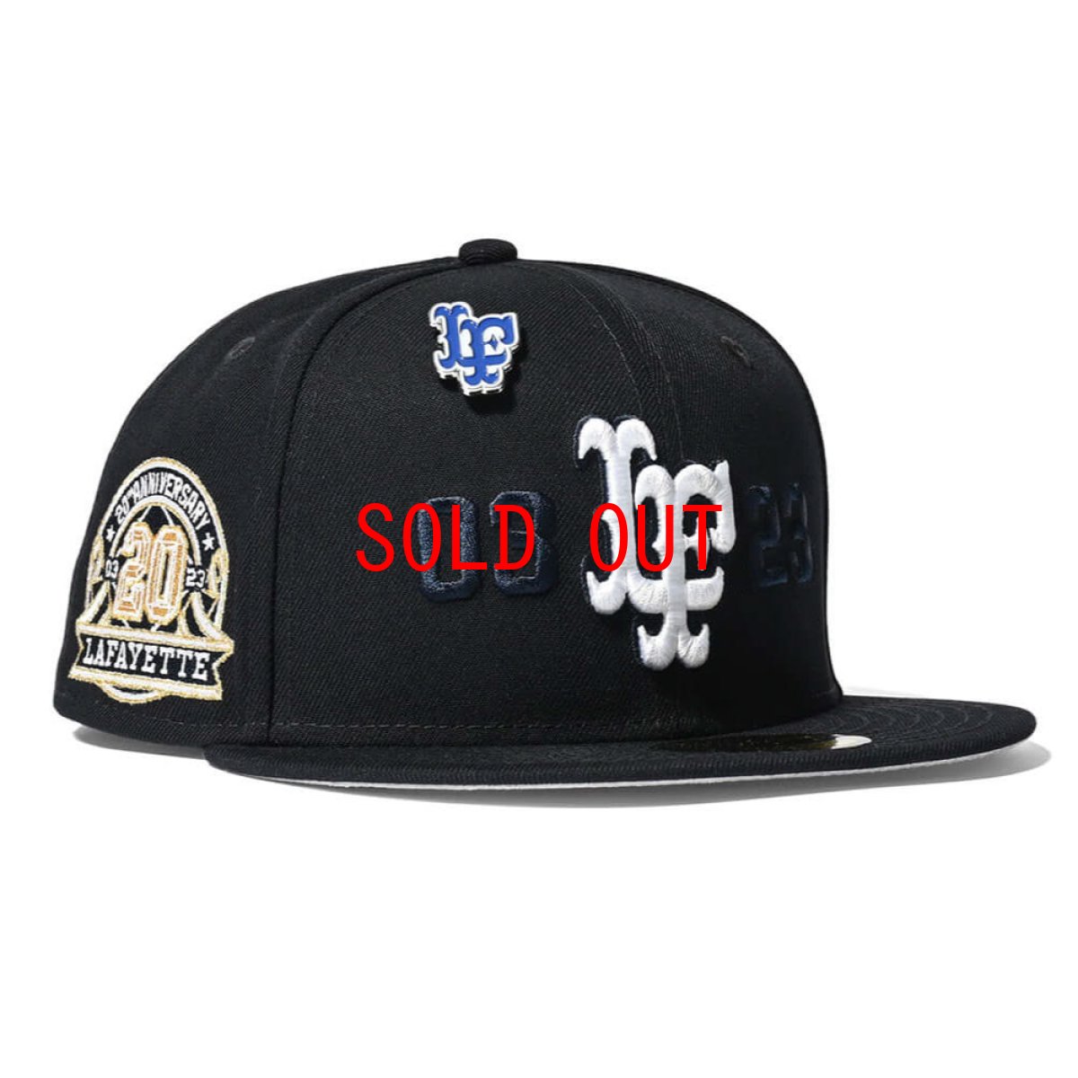 画像1: × New Era LF Logo 59Fifty Fitted Cap 20th anv ニューエラ ロゴ キャップ 帽子 (1)