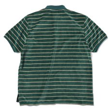 画像3: Half Zip Velour S/S Big Shirt GRN 半袖 ハーフ ボーダー ジップ ポロ シャツ (3)