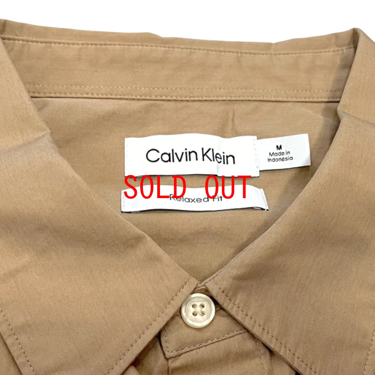 画像3: Easy S/S Solid Cotton Camp Shirt Relaxed Fit リラックス ソリッド コットン 半袖 シャツ (3)