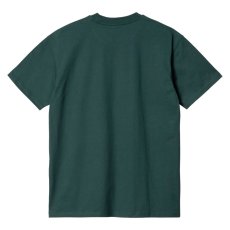 画像2: American Script S/S Tee ワンポイント ロゴ 半袖 Tシャツ (2)