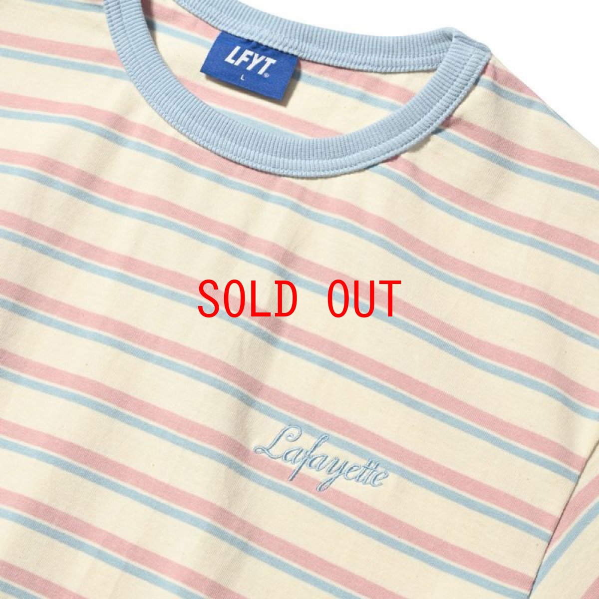 画像5: Script Logo Multi S/S Striped Tee スクリプト ロゴ ボーダー 半袖 Tシャツ (5)