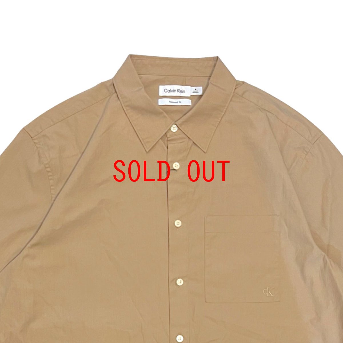 画像5: Easy S/S Solid Cotton Camp Shirt Relaxed Fit リラックス ソリッド コットン 半袖 シャツ (5)