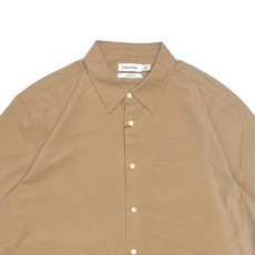 画像5: Easy S/S Solid Cotton Camp Shirt Relaxed Fit リラックス ソリッド コットン 半袖 シャツ (5)