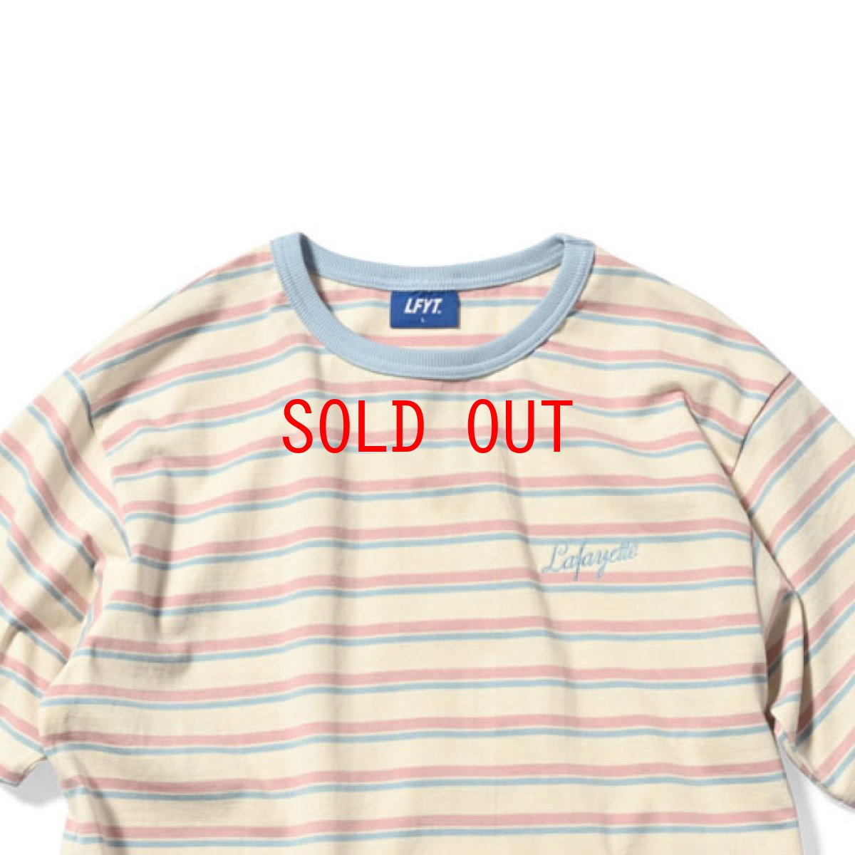 画像4: Script Logo Multi S/S Striped Tee スクリプト ロゴ ボーダー 半袖 Tシャツ (4)