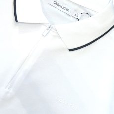 画像6: Half Zip S/S Move Polo Shirt WHT ハーフジップ 半袖 ポロ シャツ (6)