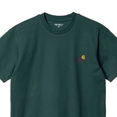 画像4: American Script S/S Tee ワンポイント ロゴ 半袖 Tシャツ (4)