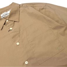 画像8: Easy S/S Solid Cotton Camp Shirt Relaxed Fit リラックス ソリッド コットン 半袖 シャツ (8)