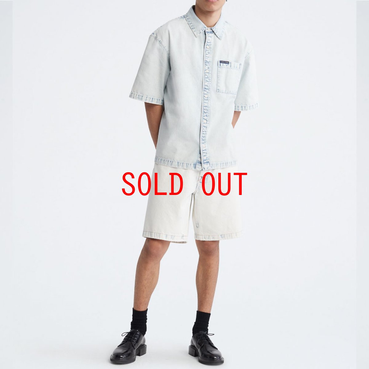 画像12: Oversized S/S Voyager Camp Button Down Shirt オーバーサイズ デニム キャンプ シャツ (12)