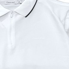 画像7: Half Zip S/S Move Polo Shirt WHT ハーフジップ 半袖 ポロ シャツ (7)