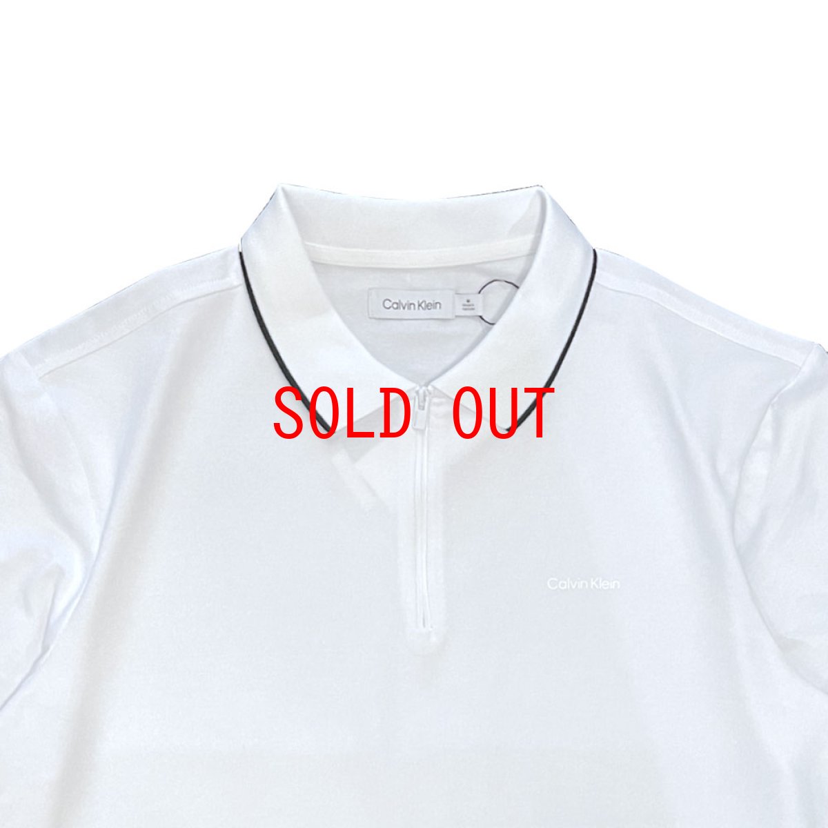 画像4: Half Zip S/S Move Polo Shirt WHT ハーフジップ 半袖 ポロ シャツ (4)