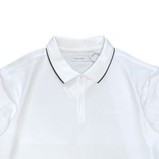 画像4: Half Zip S/S Move Polo Shirt WHT ハーフジップ 半袖 ポロ シャツ (4)