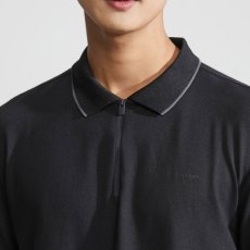 画像9: Half Zip S/S Move Polo Shirt WHT ハーフジップ 半袖 ポロ シャツ (9)