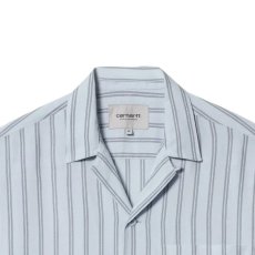 画像3: Reyes Shirt S/S Stripe Shirt ストライプ 半袖 開襟 シャツ (3)