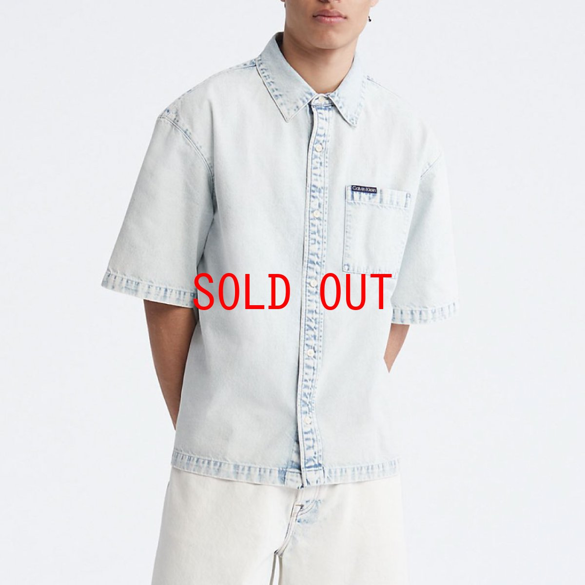 画像7: Oversized S/S Voyager Camp Button Down Shirt オーバーサイズ デニム キャンプ シャツ (7)