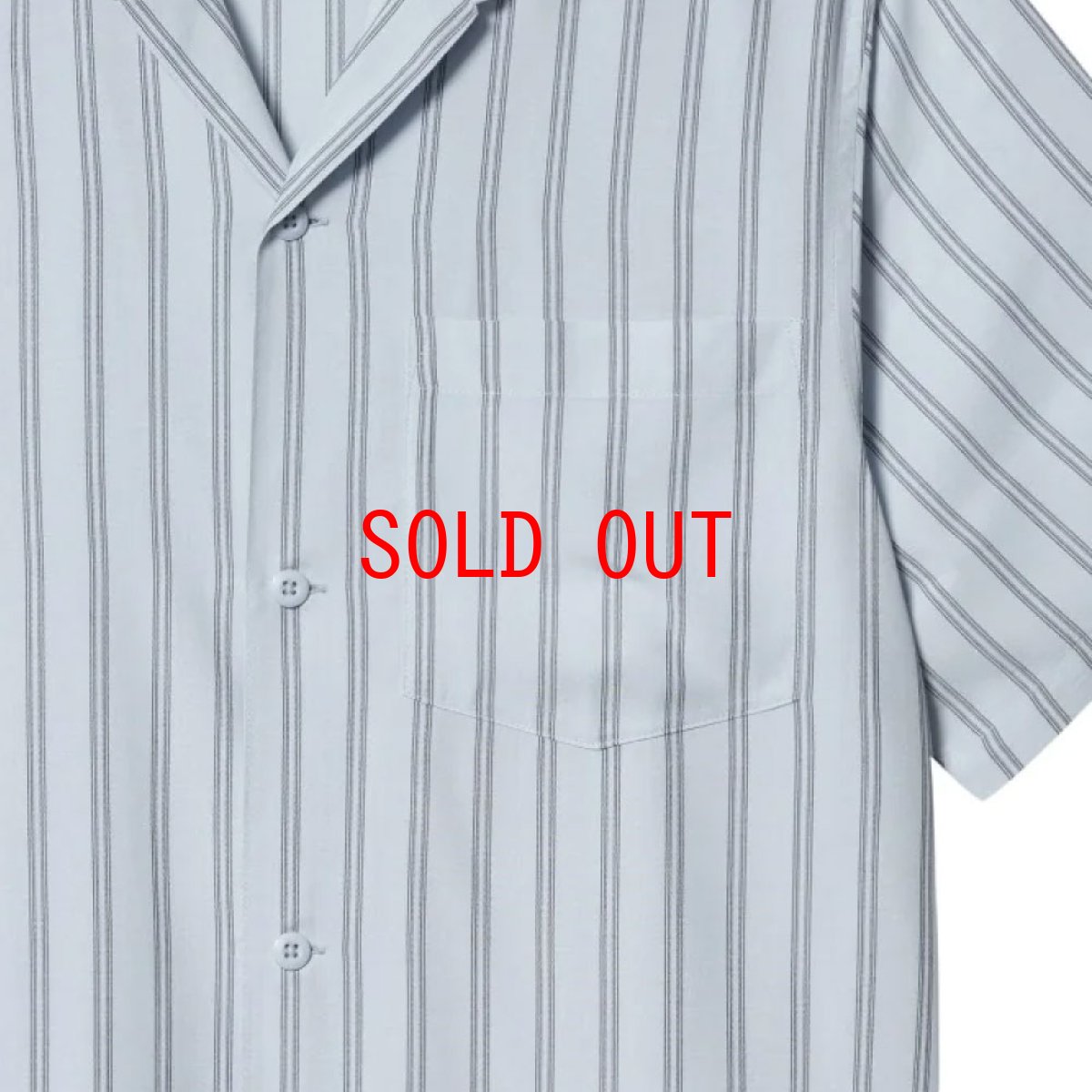 画像4: Reyes Shirt S/S Stripe Shirt ストライプ 半袖 開襟 シャツ (4)