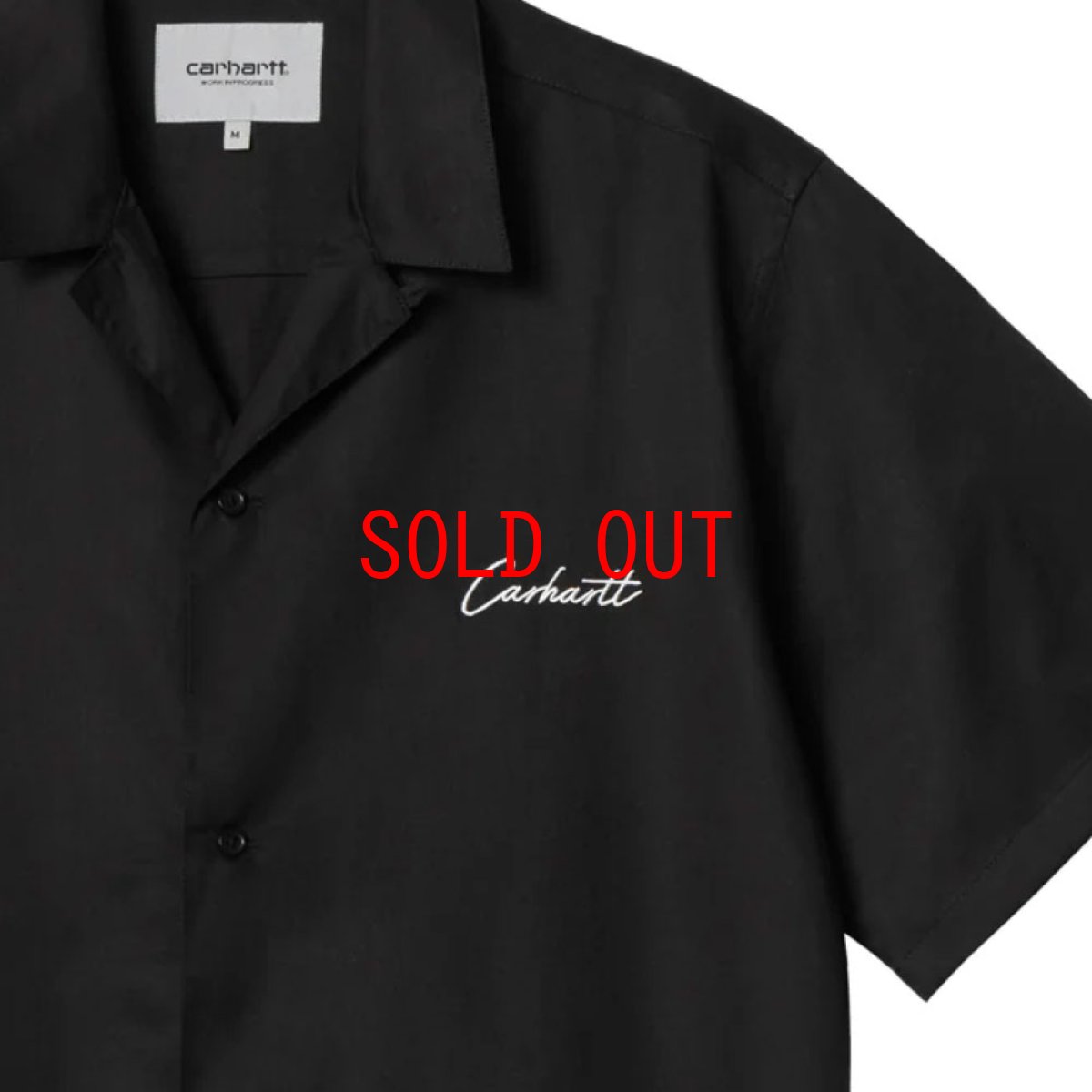 画像4: Delay S/S embroidery Logo Shirt ロゴ 半袖 総柄 開襟 シャツ (4)