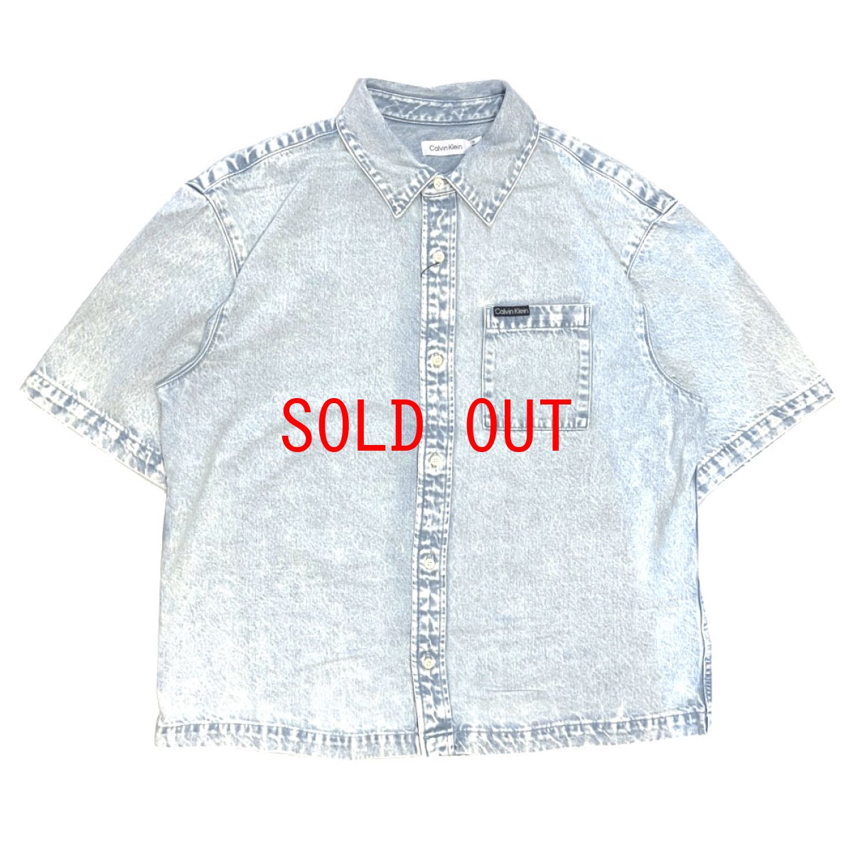 画像3: Oversized S/S Voyager Camp Button Down Shirt オーバーサイズ デニム キャンプ シャツ (3)