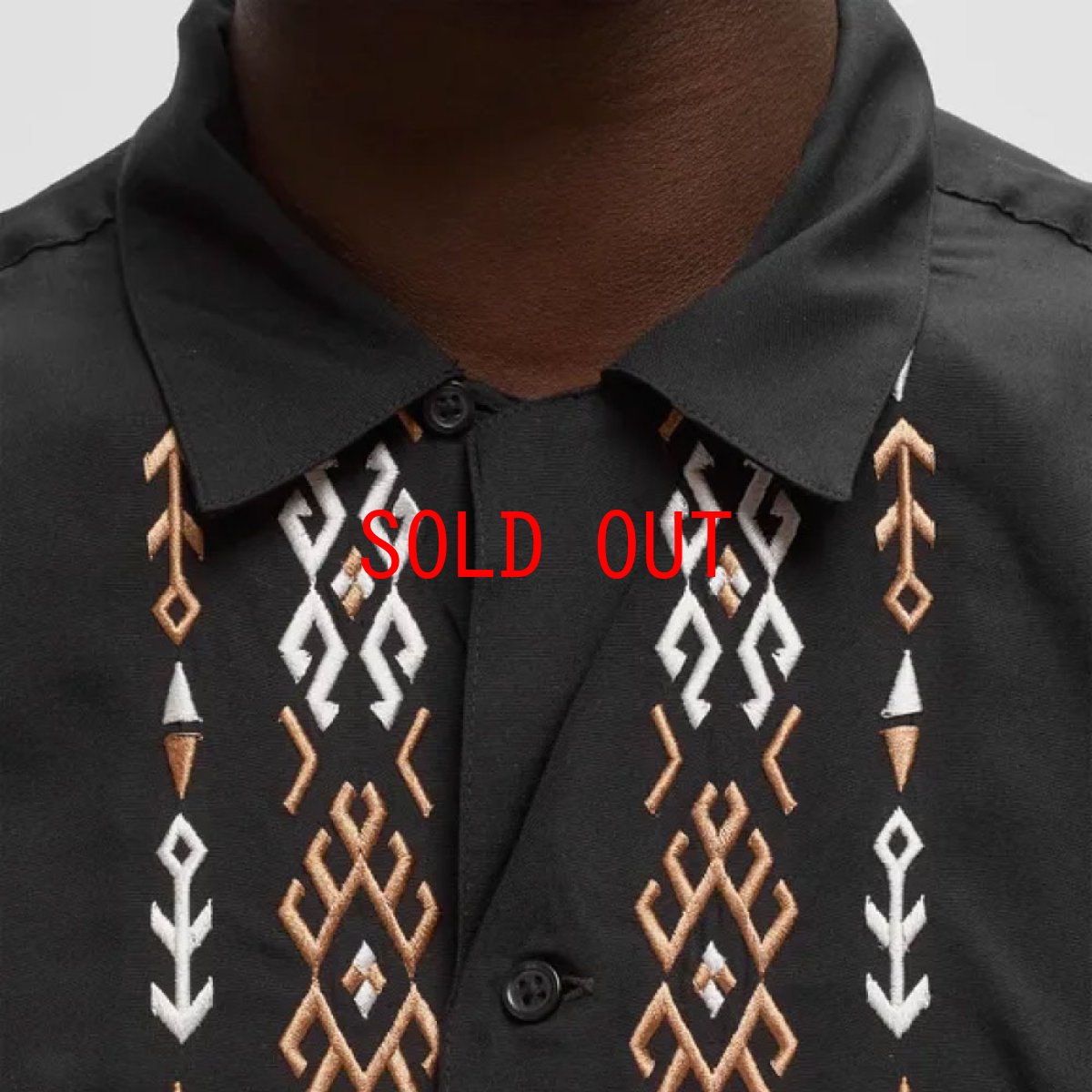 画像10: Coba S/S embroidery Shirt 半袖 刺繍 シャツ (10)