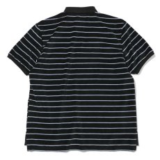 画像2: Half Zip Velour S/S Big Shirt 半袖 ハーフ ボーダー ジップ ポロ シャツ (2)