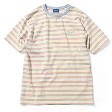 画像2: Script Logo Multi S/S Striped Tee スクリプト ロゴ ボーダー 半袖 Tシャツ (2)