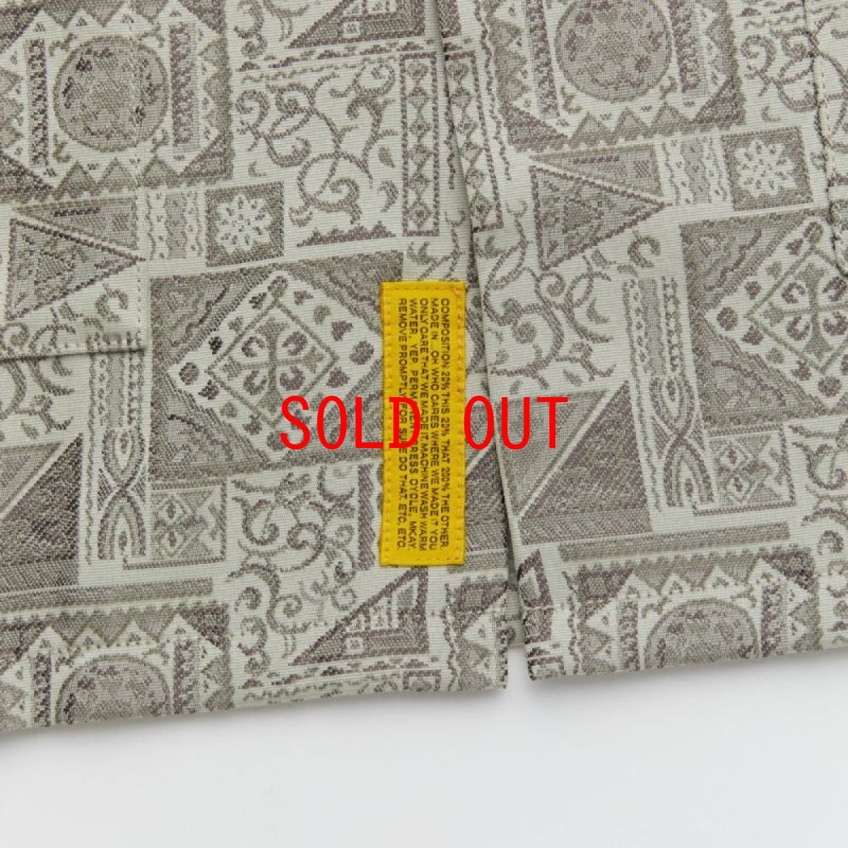 画像4: Gobjaq S/S Allover Shirt ゴブラン ジャガード 半袖 シャツ (4)