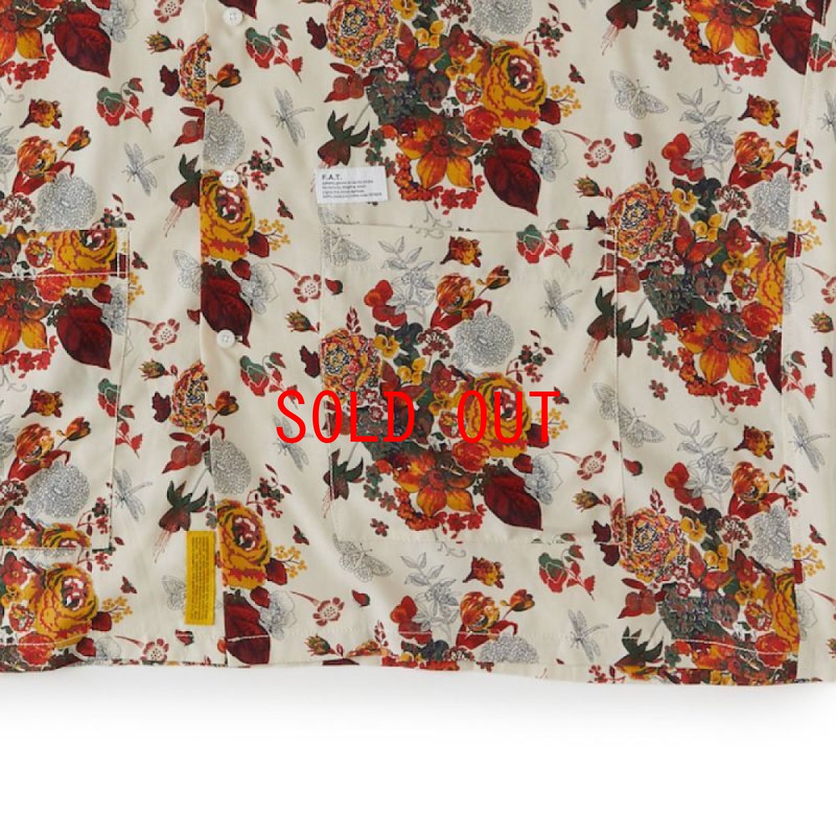 画像6: Fiberty S/S Allover Liberty Flower Tee 半袖 レーヨン キュプラ クロス シャツ (6)