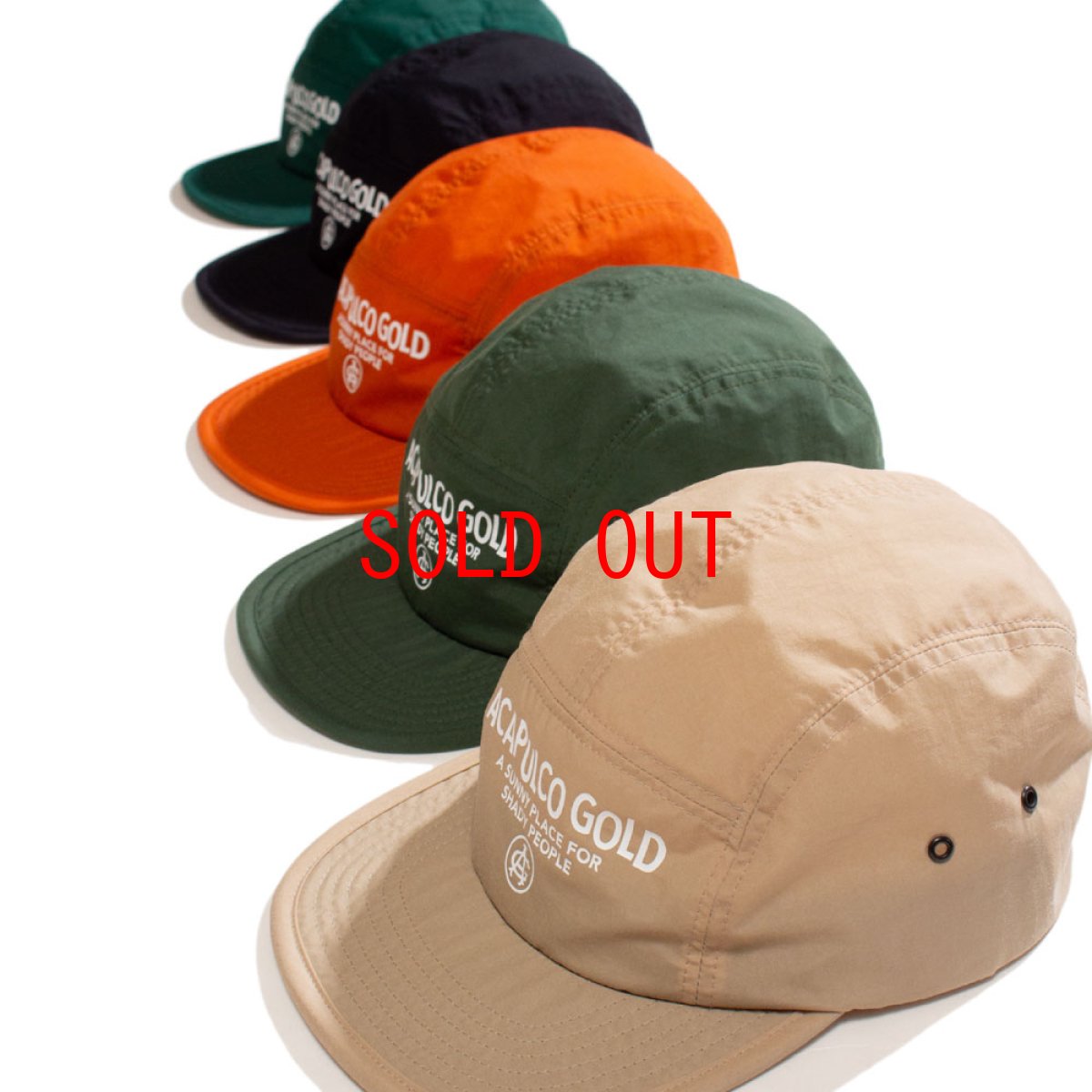 画像1: On The Road Camp Cap ナイロン キャンプ キャップ ジェット 帽子 (1)