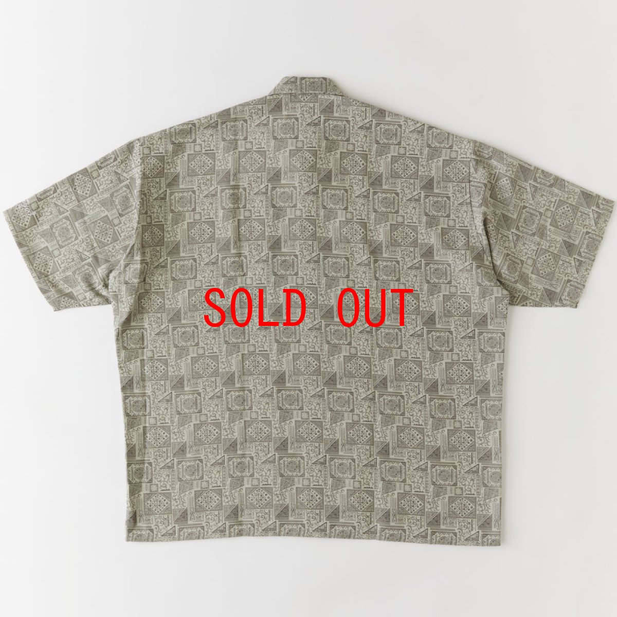 画像3: Gobjaq S/S Allover Shirt ゴブラン ジャガード 半袖 シャツ (3)