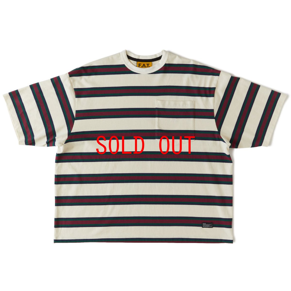 画像1: Megarda S/S Border Pocket Tee 半袖 ボーダー ポケット Tシャツ (1)