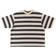 画像1: Megarda S/S Border Pocket Tee 半袖 ボーダー ポケット Tシャツ (1)