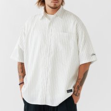 画像1: Bigpin S/S Stripe Shirt 半袖 ピンストライプ シャツ (1)