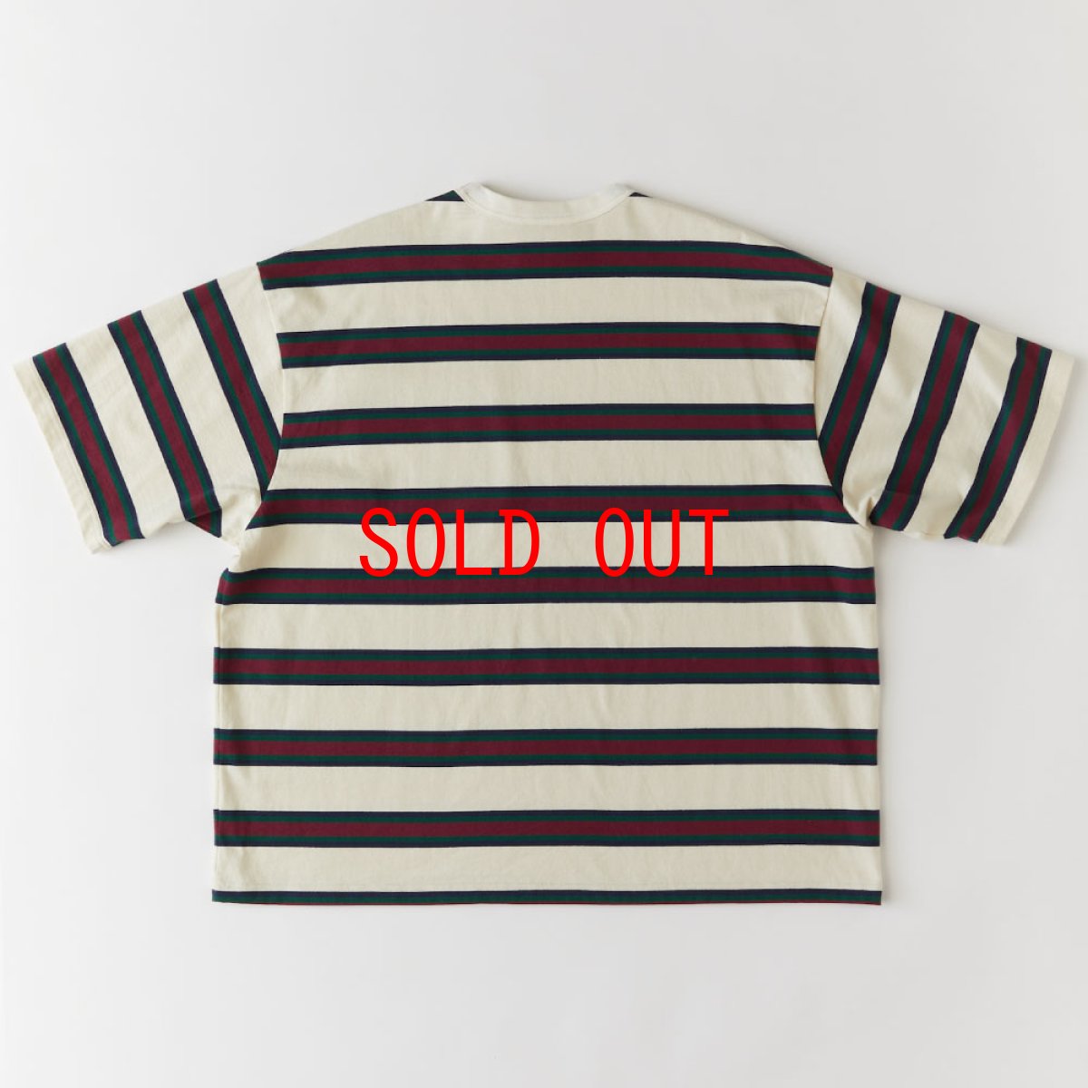 画像2: Megarda S/S Border Pocket Tee 半袖 ボーダー ポケット Tシャツ (2)