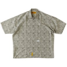 画像2: Gobjaq S/S Allover Shirt ゴブラン ジャガード 半袖 シャツ (2)