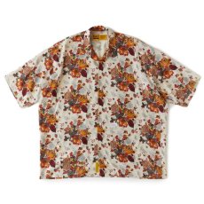 画像2: Fiberty S/S Allover Liberty Flower Tee 半袖 レーヨン キュプラ クロス シャツ (2)