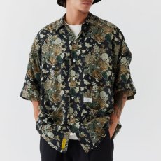 画像1: Fiberty S/S Allover Liberty Flower Tee 半袖 レーヨン キュプラ クロス シャツ (1)