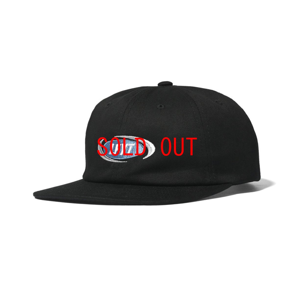 画像1: Oval Logo Flat Visor Cap オーバル ロゴ フラットバイザー キャップ 帽子 (1)