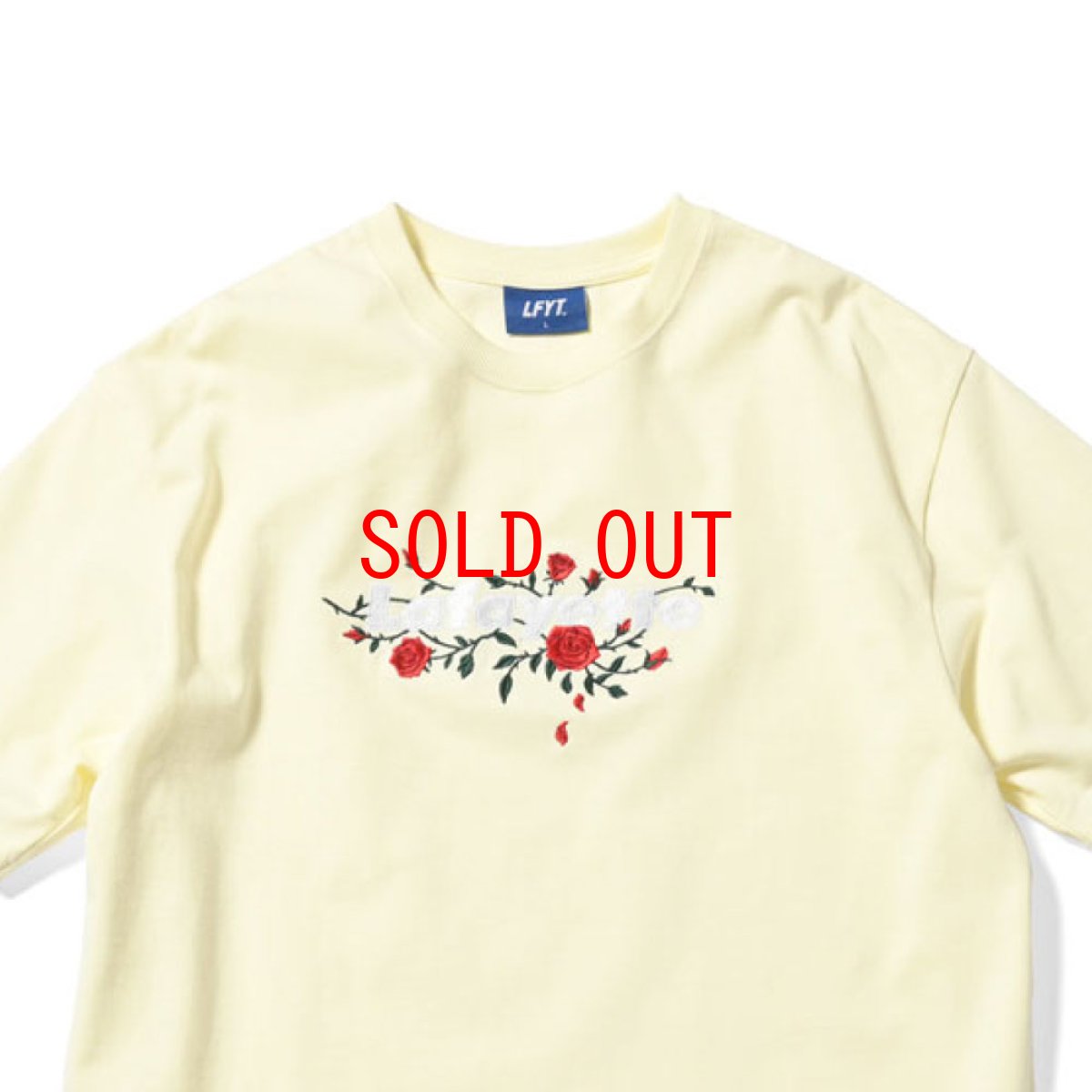 画像2: Lafayette Rose Logo S/S Tee ローズ ロゴ 半袖 Tシャツ (2)