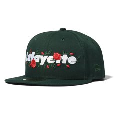 画像1: × New Era Lafayette Rose Logo 59Fifty Cap ニューエラ ローズ ロゴ キャップ 帽子 (1)