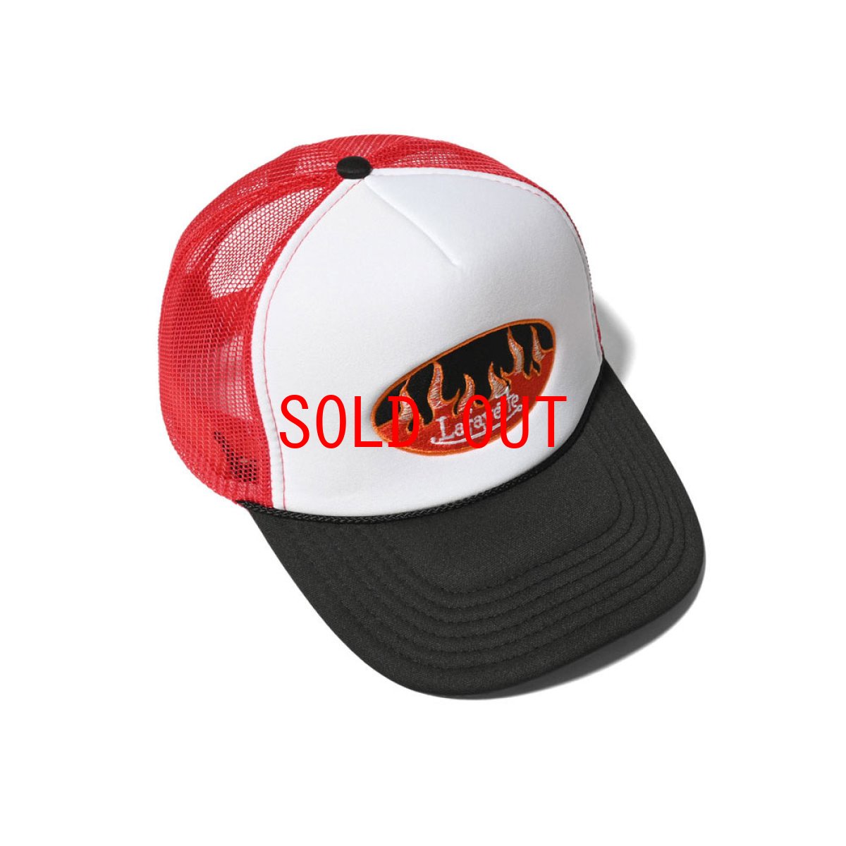 画像11: Fire Logo Trucker Cap ファイヤー ロゴ トラッカー メッシュ キャップ 帽子 (11)