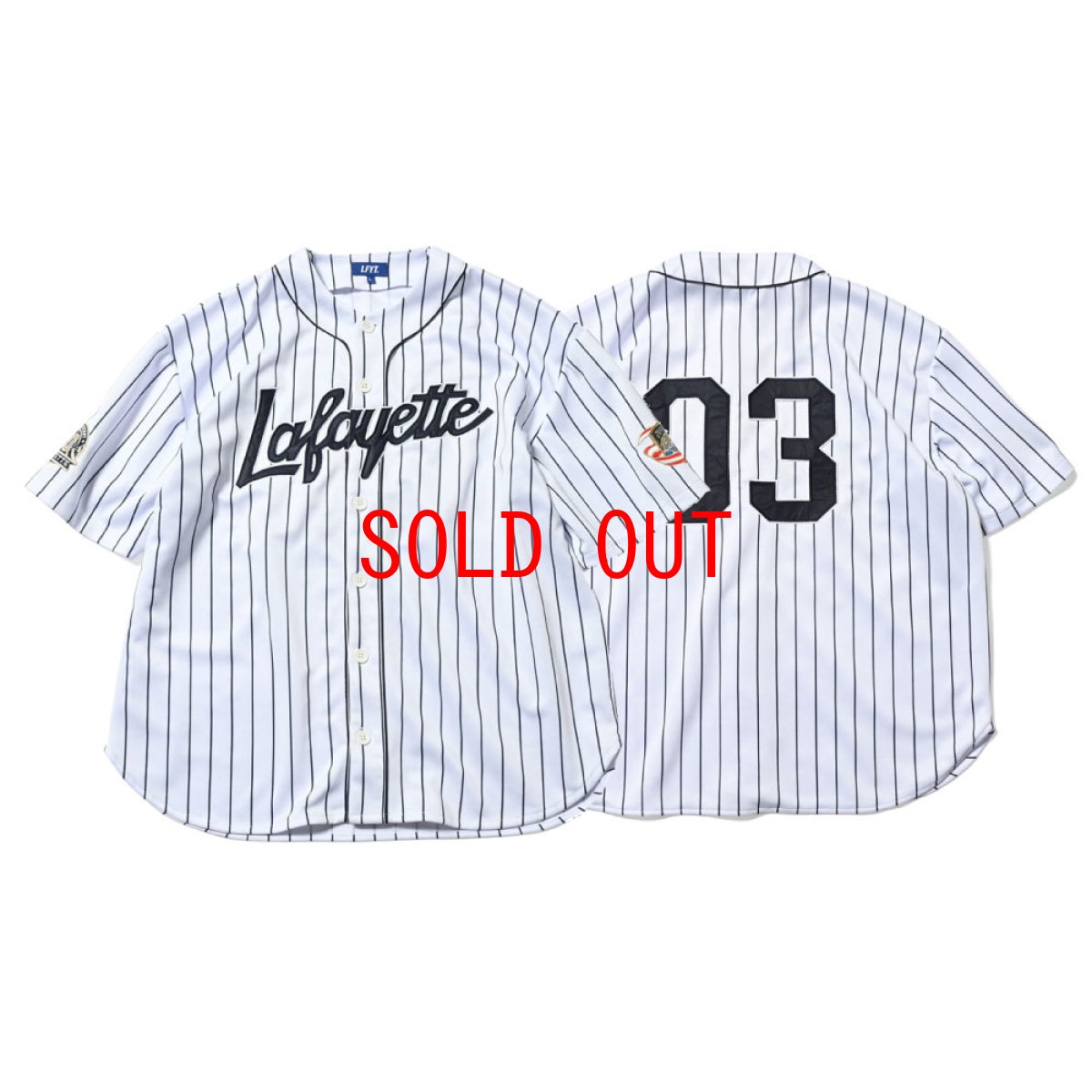 画像9: 20th Anv Baseball Shirt 半袖 ストライプ ベースボール シャツ (9)