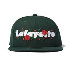 画像2: × New Era Lafayette Rose Logo 59Fifty Cap ニューエラ ローズ ロゴ キャップ 帽子 (2)