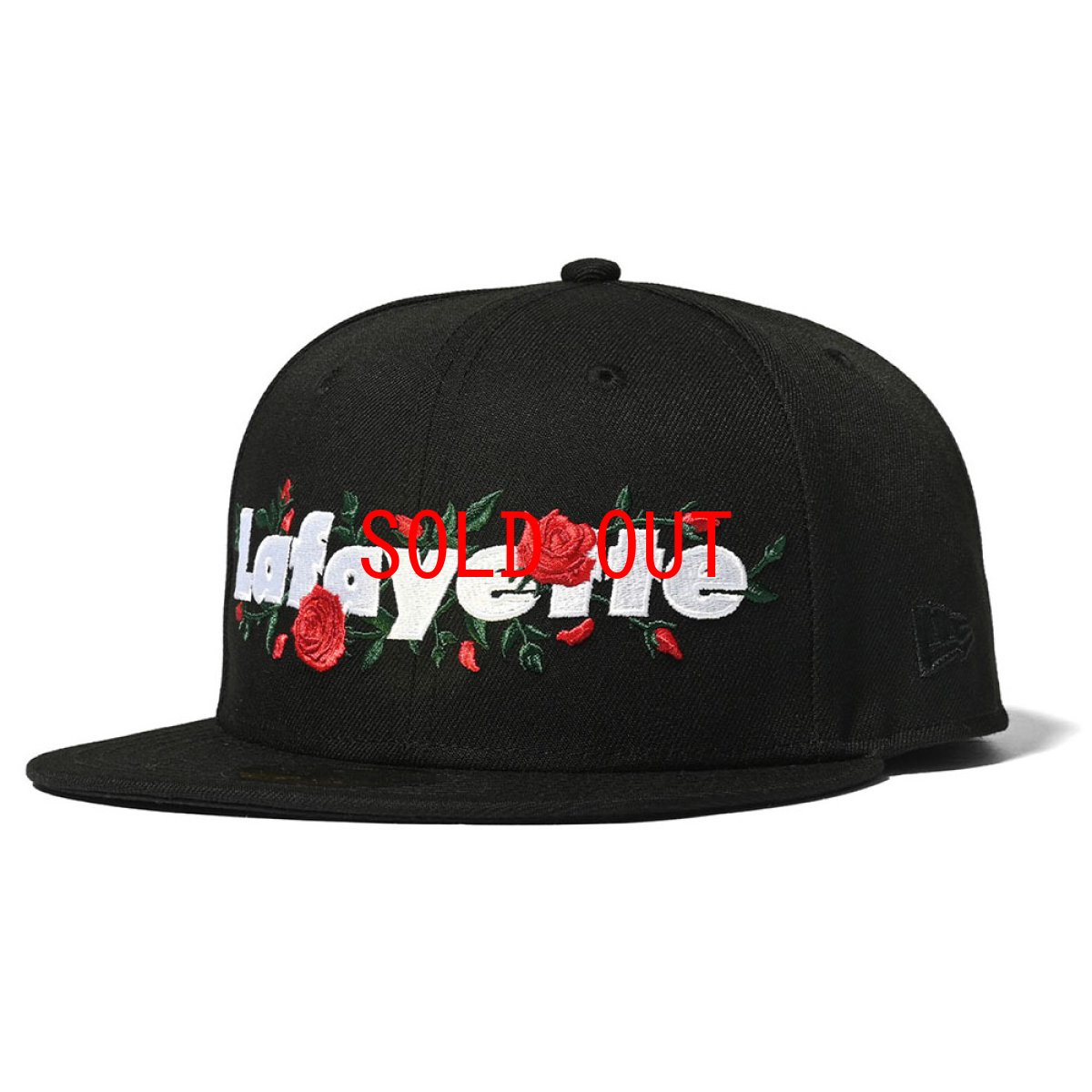 画像2: × New Era Lafayette Rose Logo 59Fifty Cap ニューエラ ローズ ロゴ キャップ 帽子 (2)