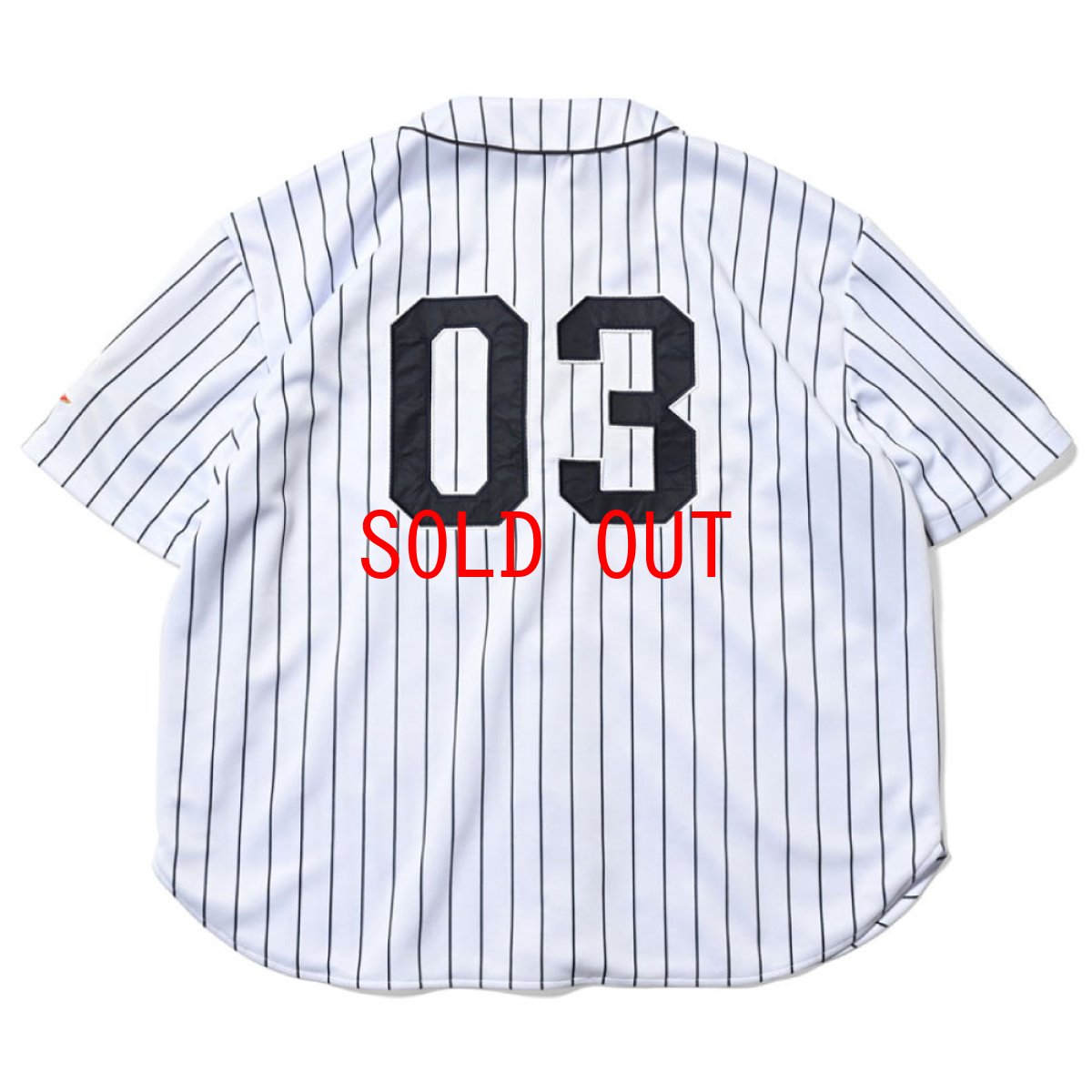 画像3: 20th Anv Baseball Shirt 半袖 ストライプ ベースボール シャツ (3)