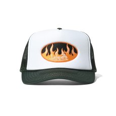 画像4: Fire Logo Trucker Cap ファイヤー ロゴ トラッカー メッシュ キャップ 帽子 (4)