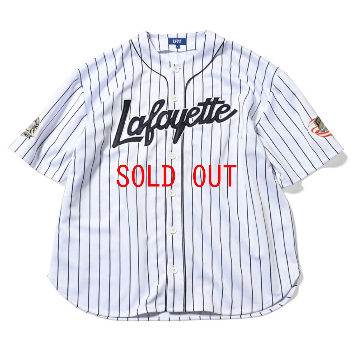画像2: 20th Anv Baseball Shirt 半袖 ストライプ ベースボール シャツ (2)