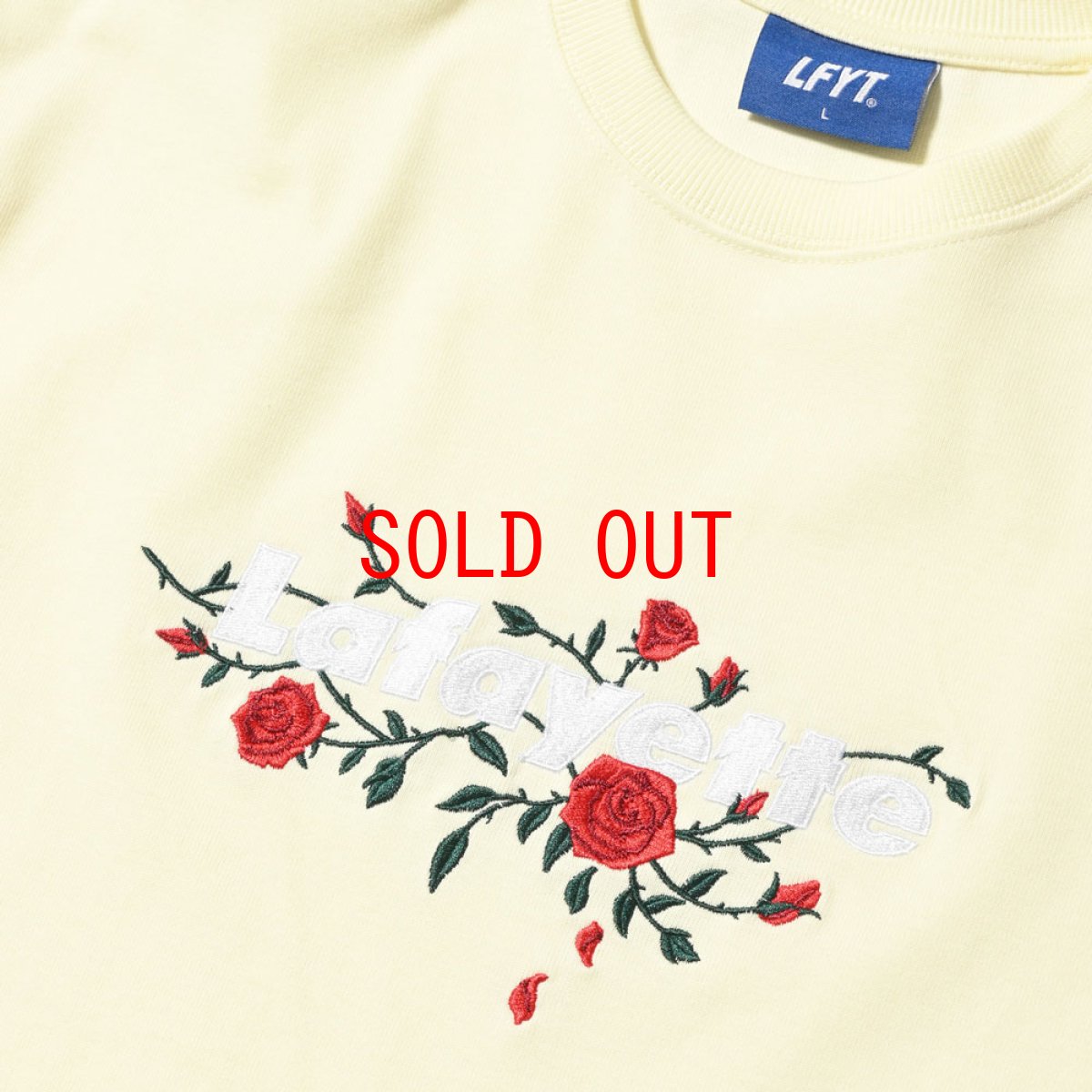 画像4: Lafayette Rose Logo S/S Tee ローズ ロゴ 半袖 Tシャツ (4)