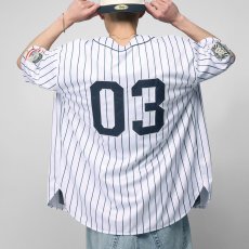 画像8: 20th Anv Baseball Shirt 半袖 ストライプ ベースボール シャツ (8)