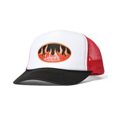 画像3: Fire Logo Trucker Cap ファイヤー ロゴ トラッカー メッシュ キャップ 帽子 (3)